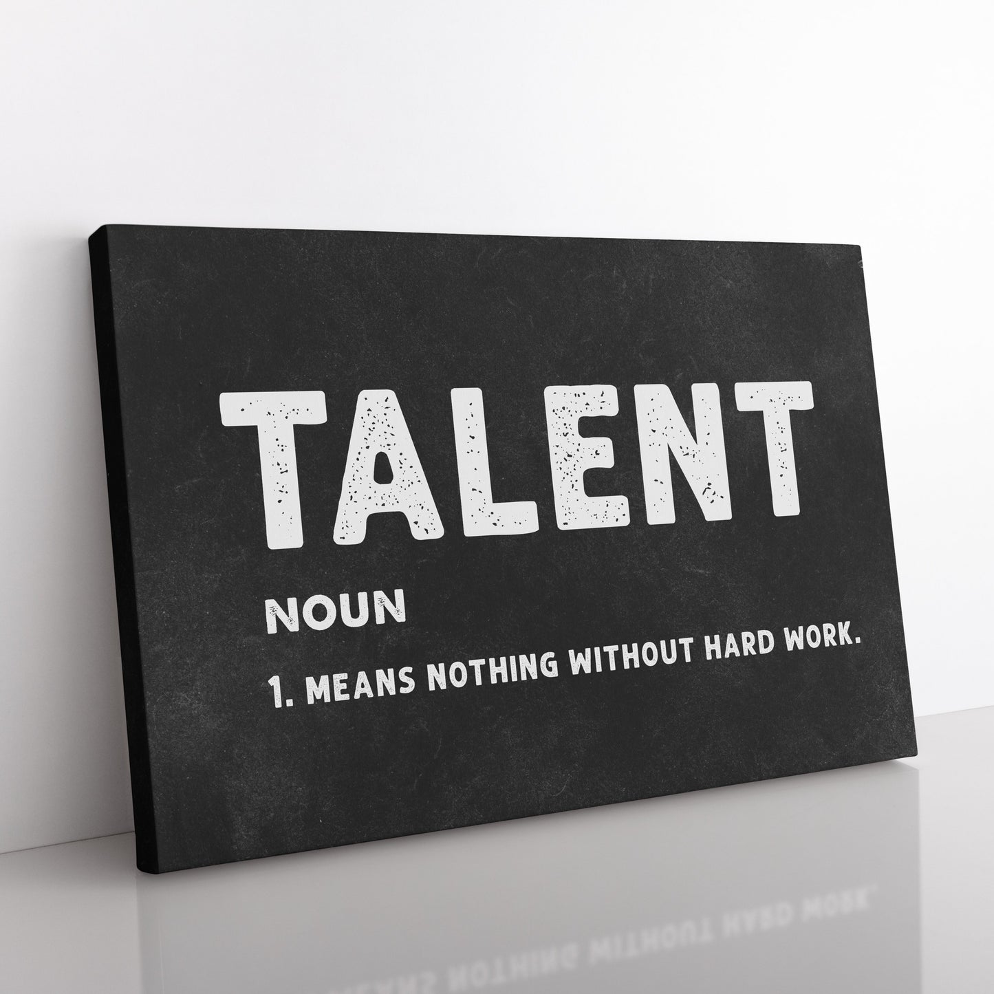 Talent Means Nothing Without Hard Work