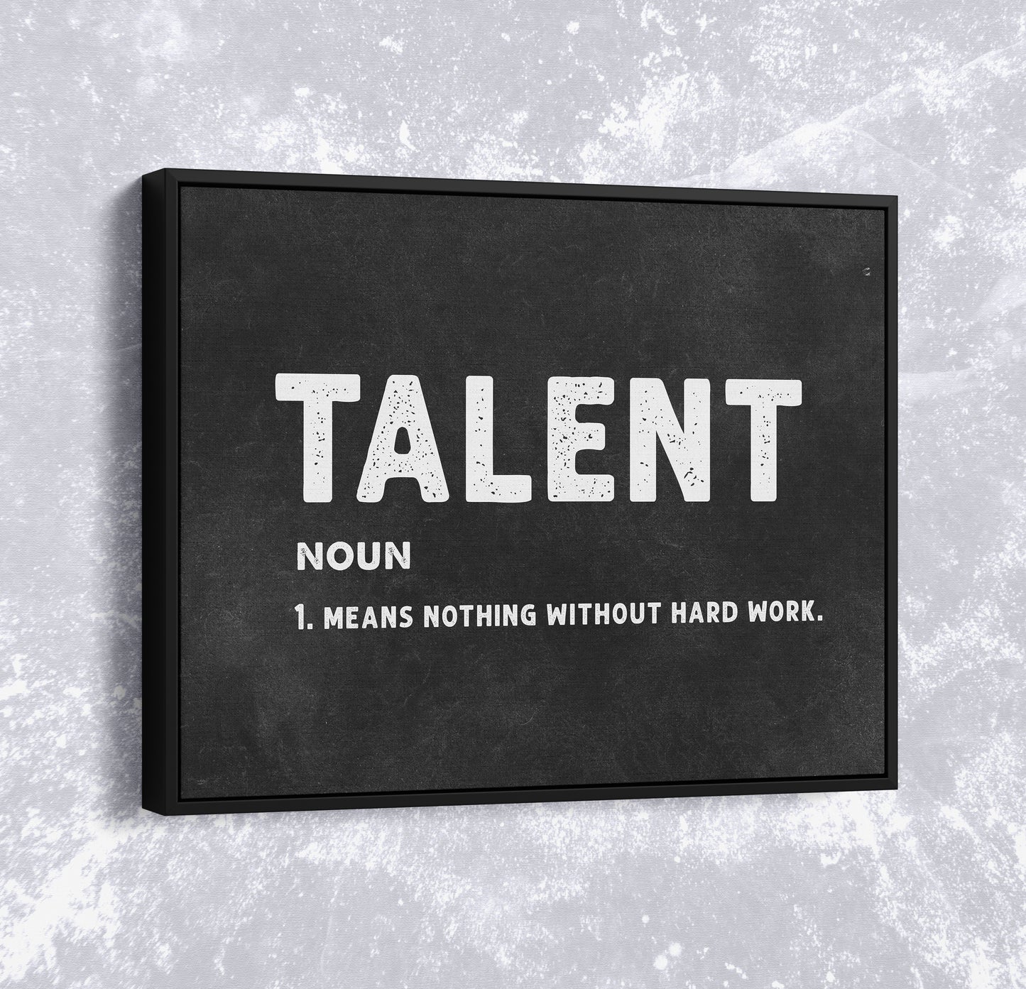 Talent Means Nothing Without Hard Work