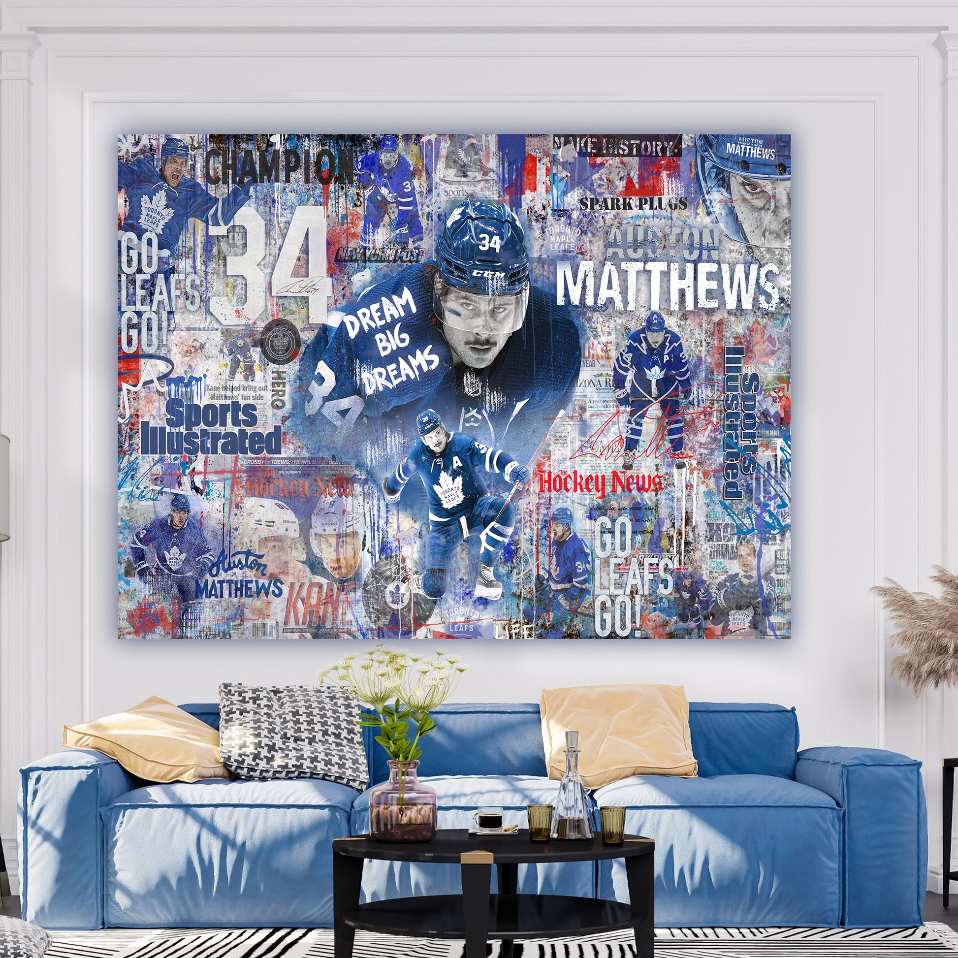Auston Mattews - Athletes Canvas