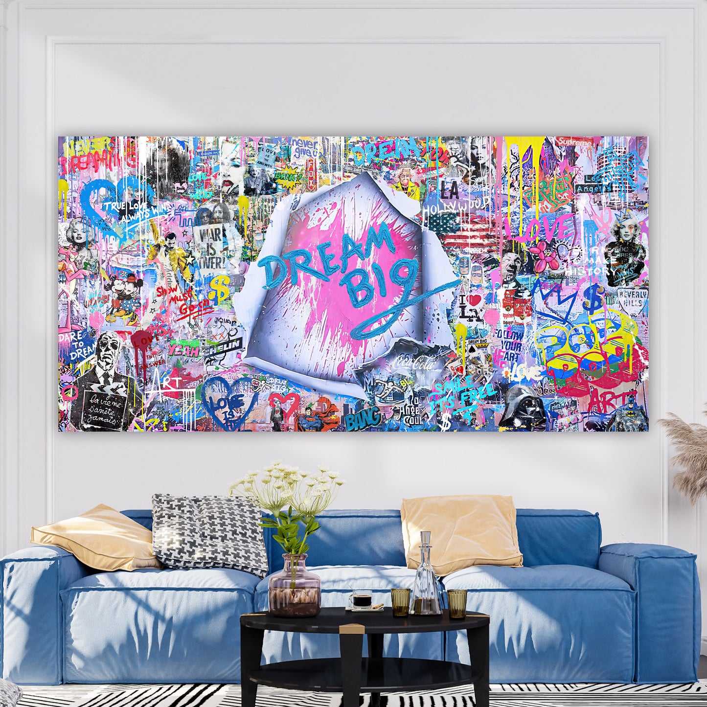 Dream BIG - 13 MOSAIQUE  LOVE POP ART  DREAM BIG   MOCKUP 2