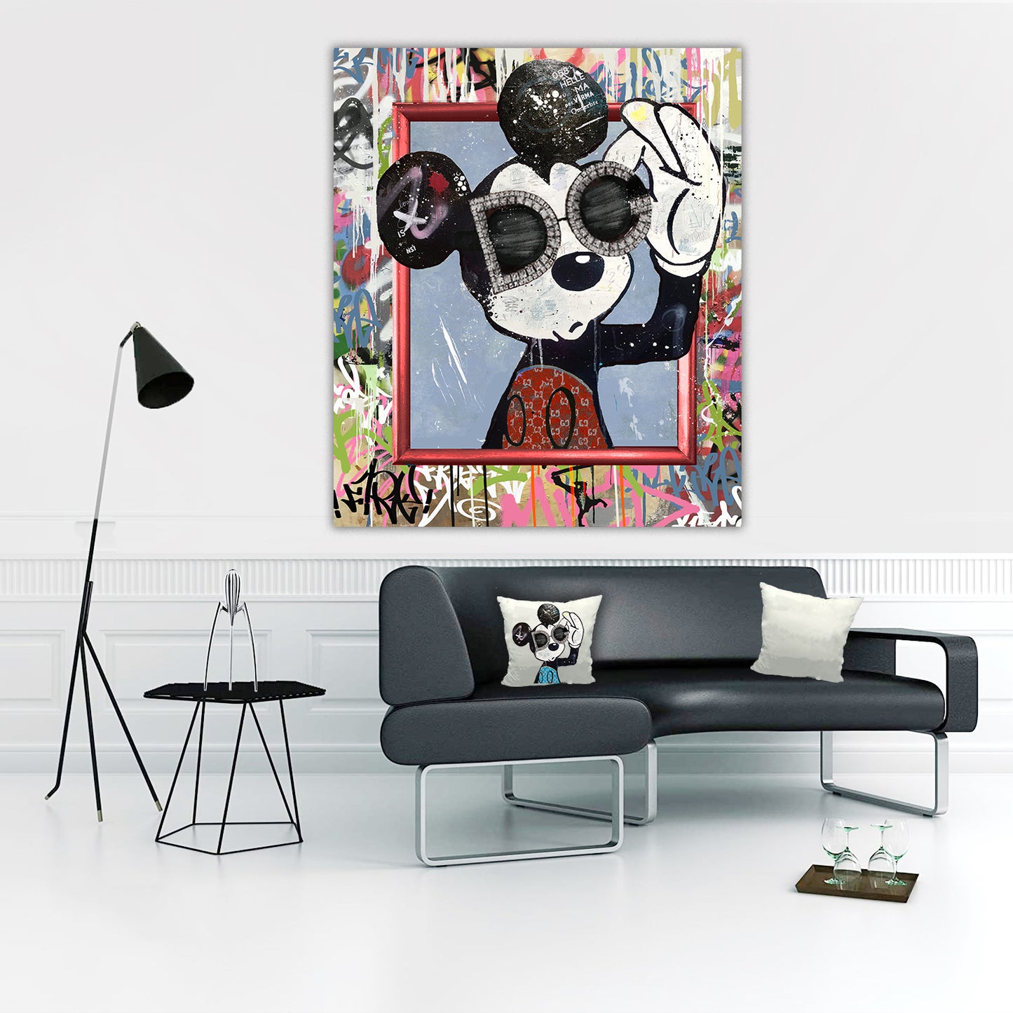 Designer Mouse Frame - Cartoon Canvas