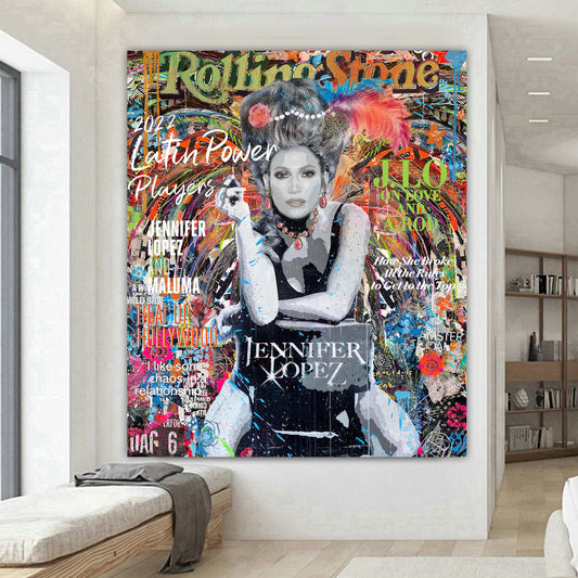 Jenny From THE Block - Music Artists Canvas
