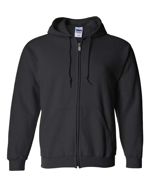 Black Full Zip Hooded Sweatshirt
