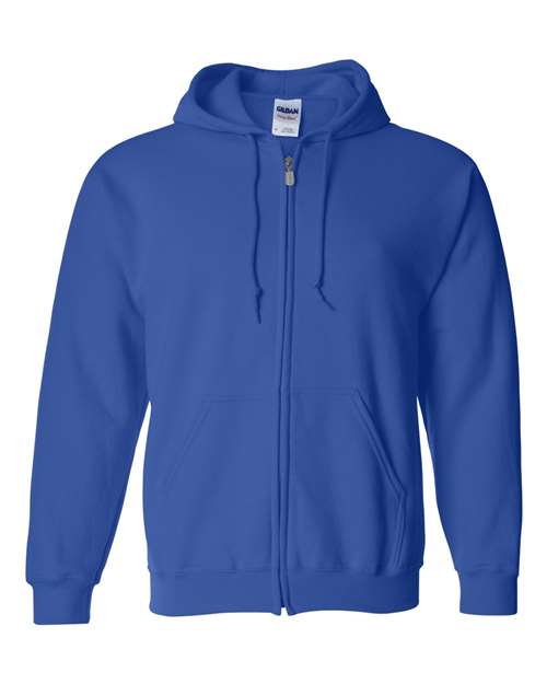Royal Blue Full Zip Hooded Sweatshirt