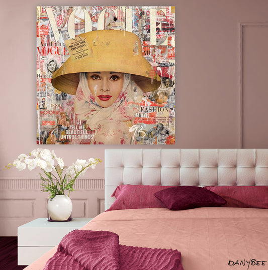 Audrey'S Fashion Beauty - Movie Stars Canvas