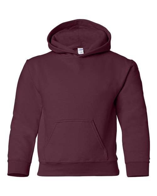 Burgundy Youth heavy Blend Hooded Sweatshirt
