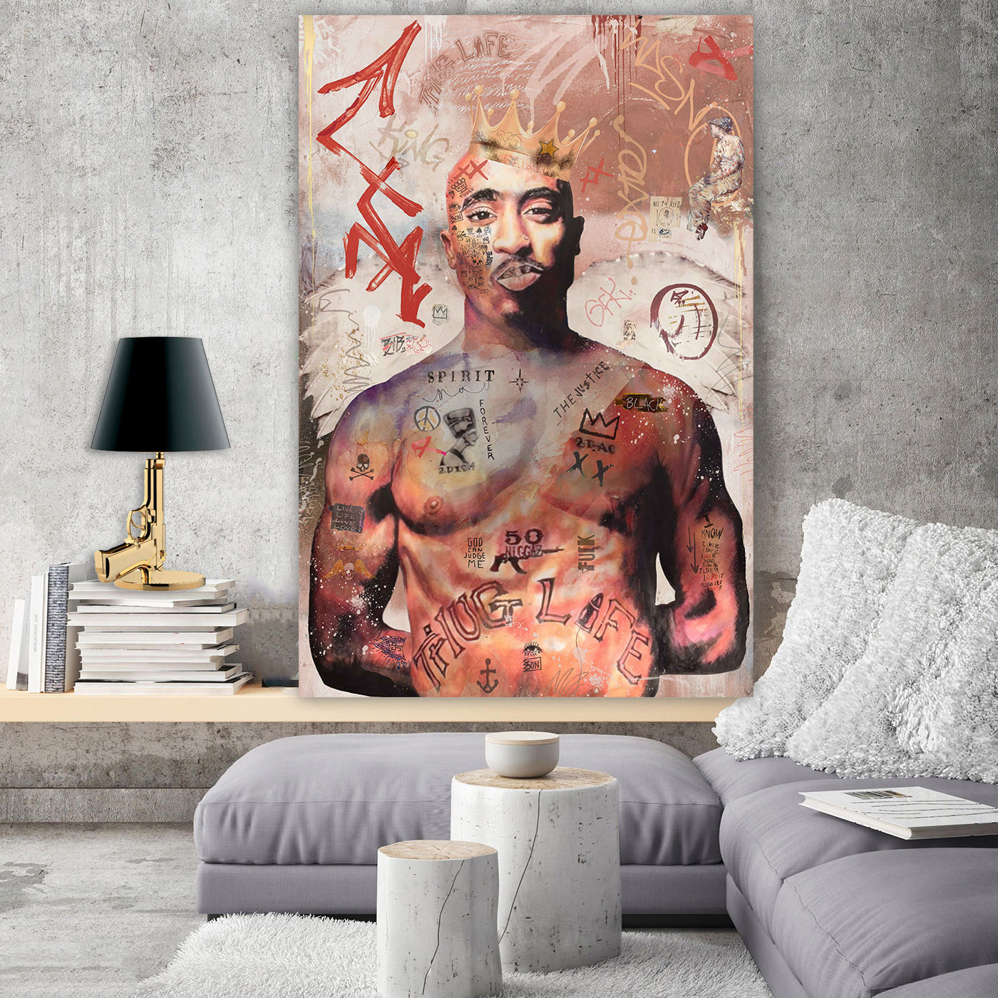 Thug Life - Music Artists Canvas