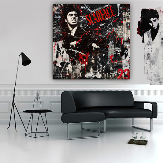 THE World IS Yours - Movie Stars Canvas