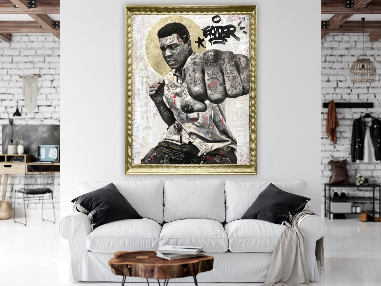 Dont Count THE Days Make THE Days Count - 23a  MOHAMMED ALI MOCKUP 12