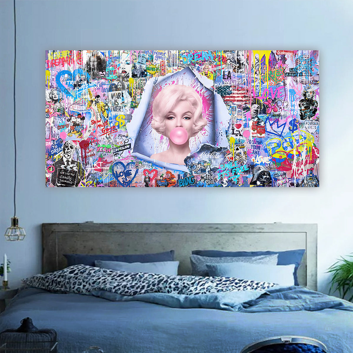 Bubble GUM POP - 24  MOSAIQUE  LOVE POP ART MARILYN MONROE MOCKUP 2
