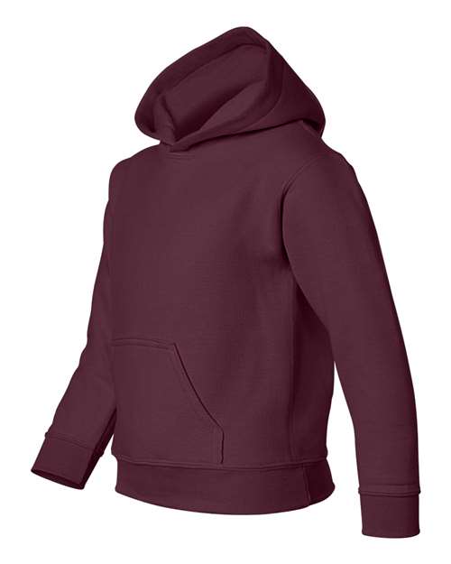 Burgundy Youth heavy Blend Hooded Sweatshirt