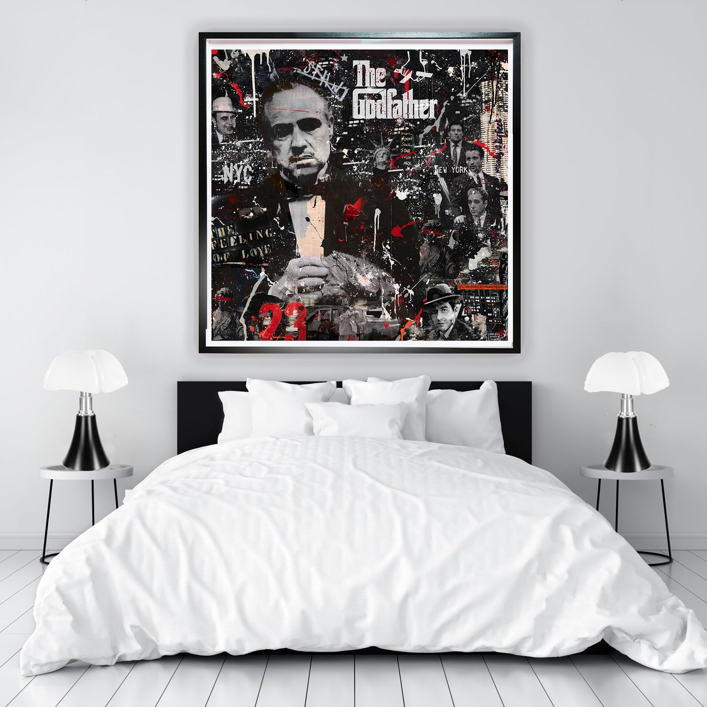 Godfather Gangster - Movie Stars Canvas