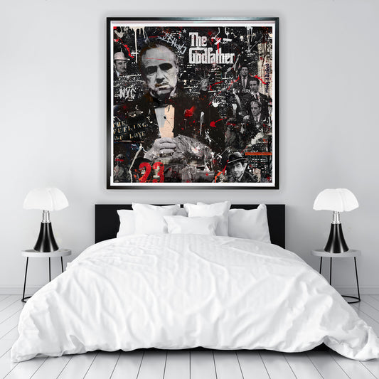 Godfather Gangster - Movie Stars Canvas