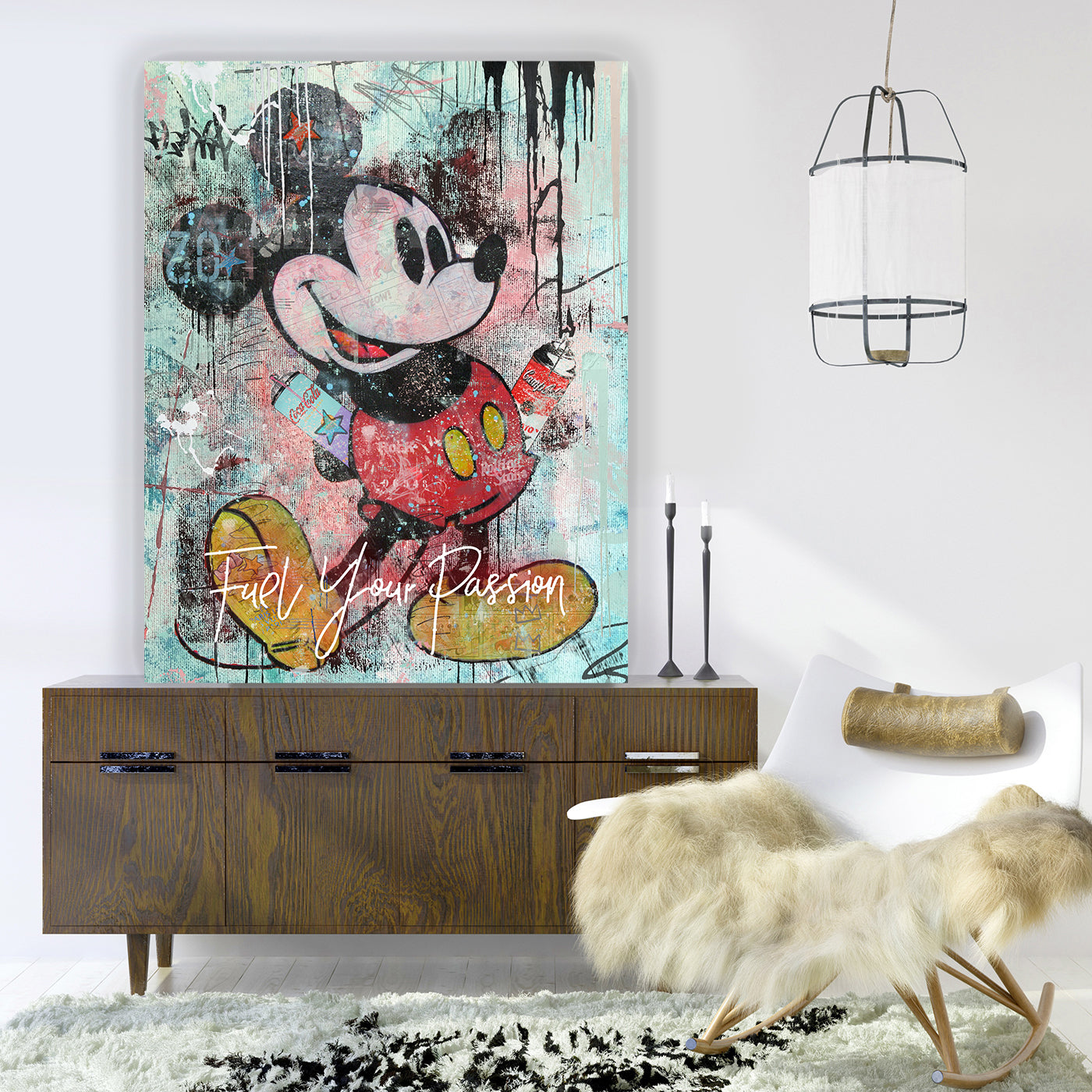 Feul Your Passion - Cartoon Canvas