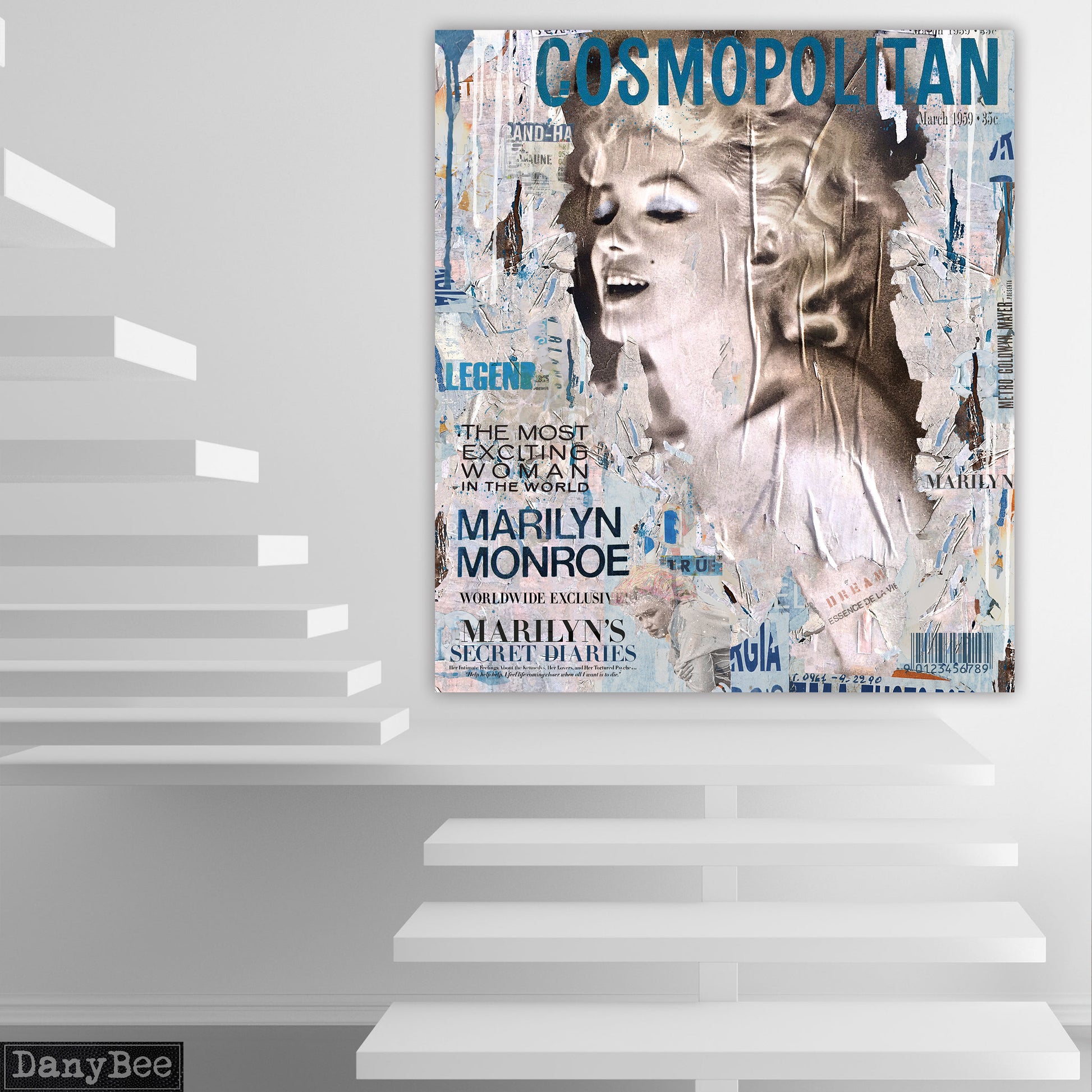 THE Most Exciting Woman - Movie Stars Canvas