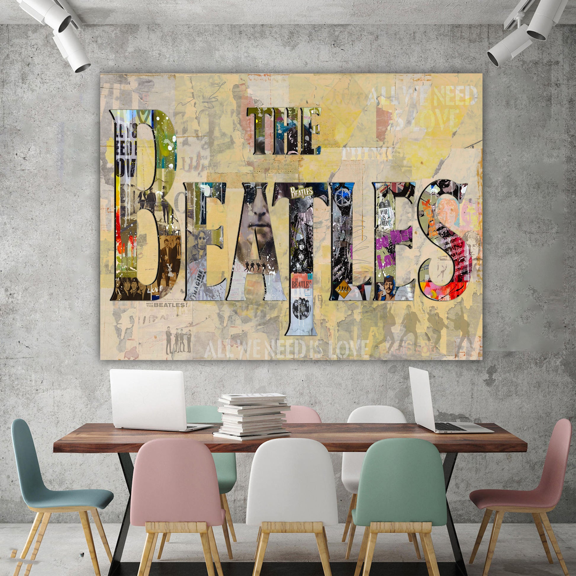Love IS ALL WE Need - 3  THE BEATLES MOCKUP 1