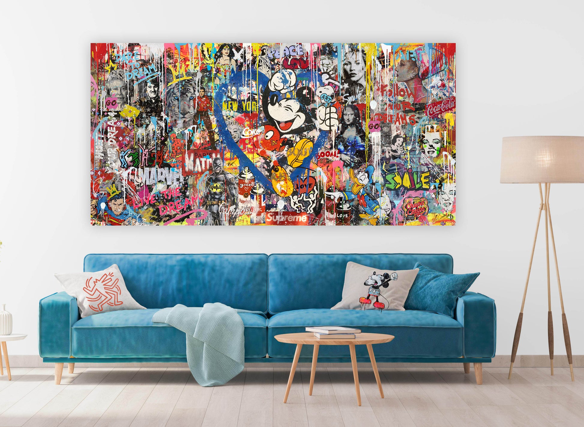 Drare TO Dream - Pop Art Canvas (Panoramic)