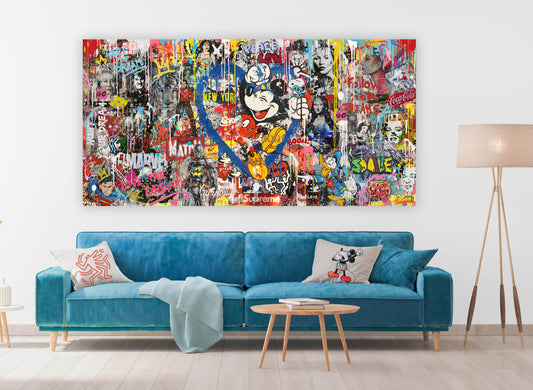 Drare TO Dream - Pop Art Canvas (Panoramic)