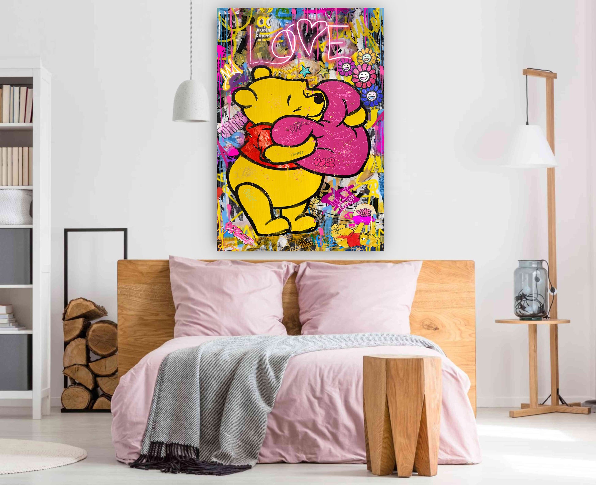 Love Bear - Cartoon Canvas