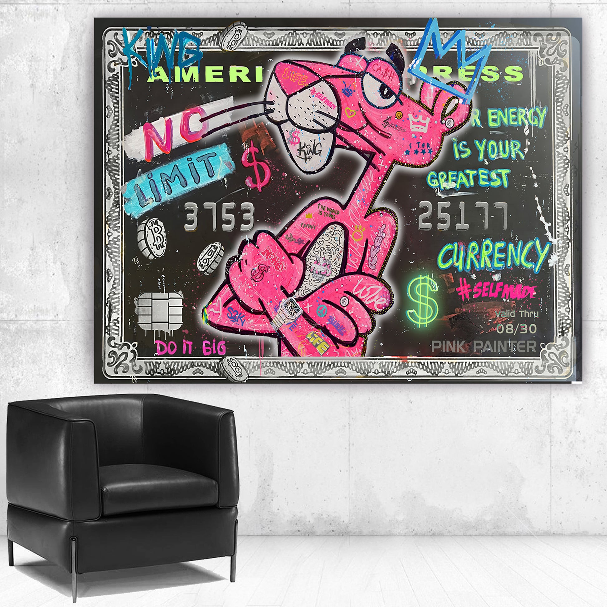 NO Limit Express - 4  PINK PAINTER AMERICAN EXPRESS MOCKUP 1