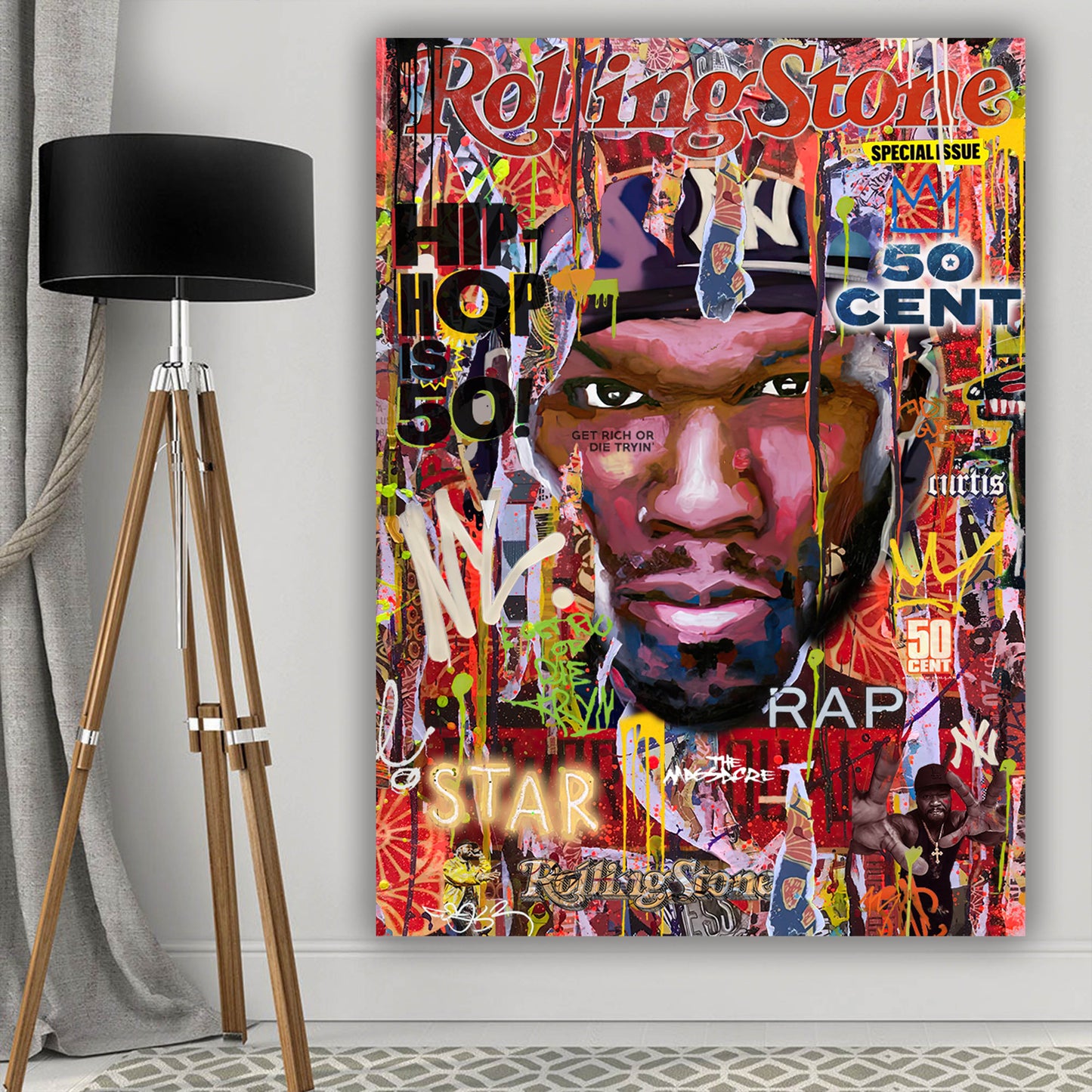 GET Rich OR DIE Trying - 50 cents E Mockup