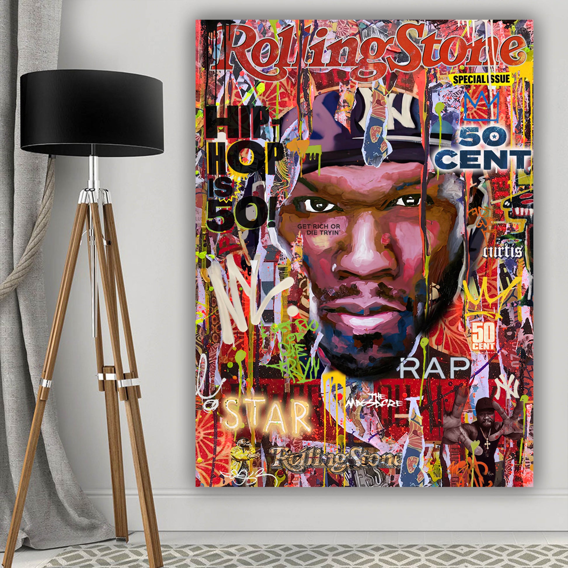 GET Rich OR DIE Trying - 50 cents E Mockup