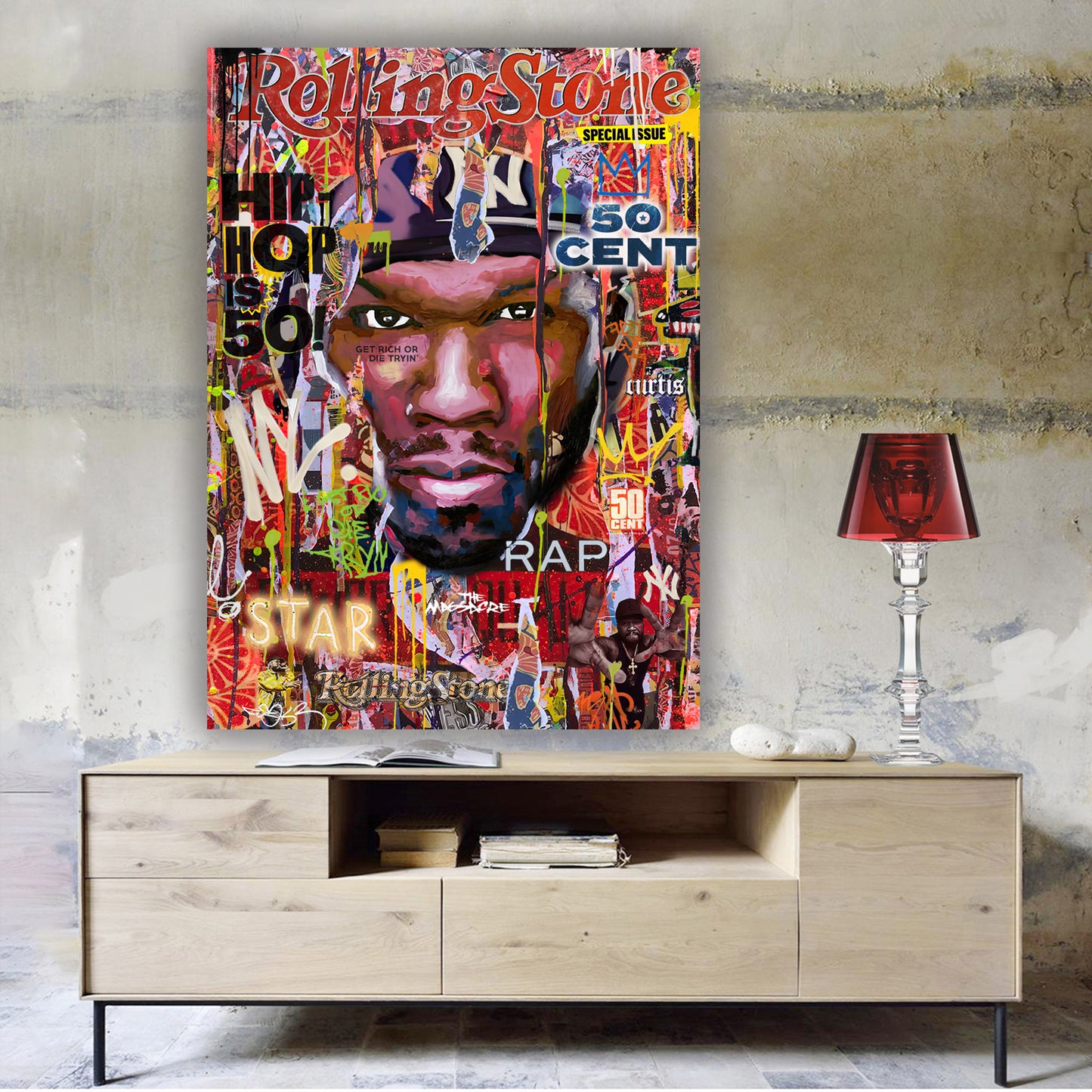 GET Rich OR DIE Trying - 50 cents F Mockup 3