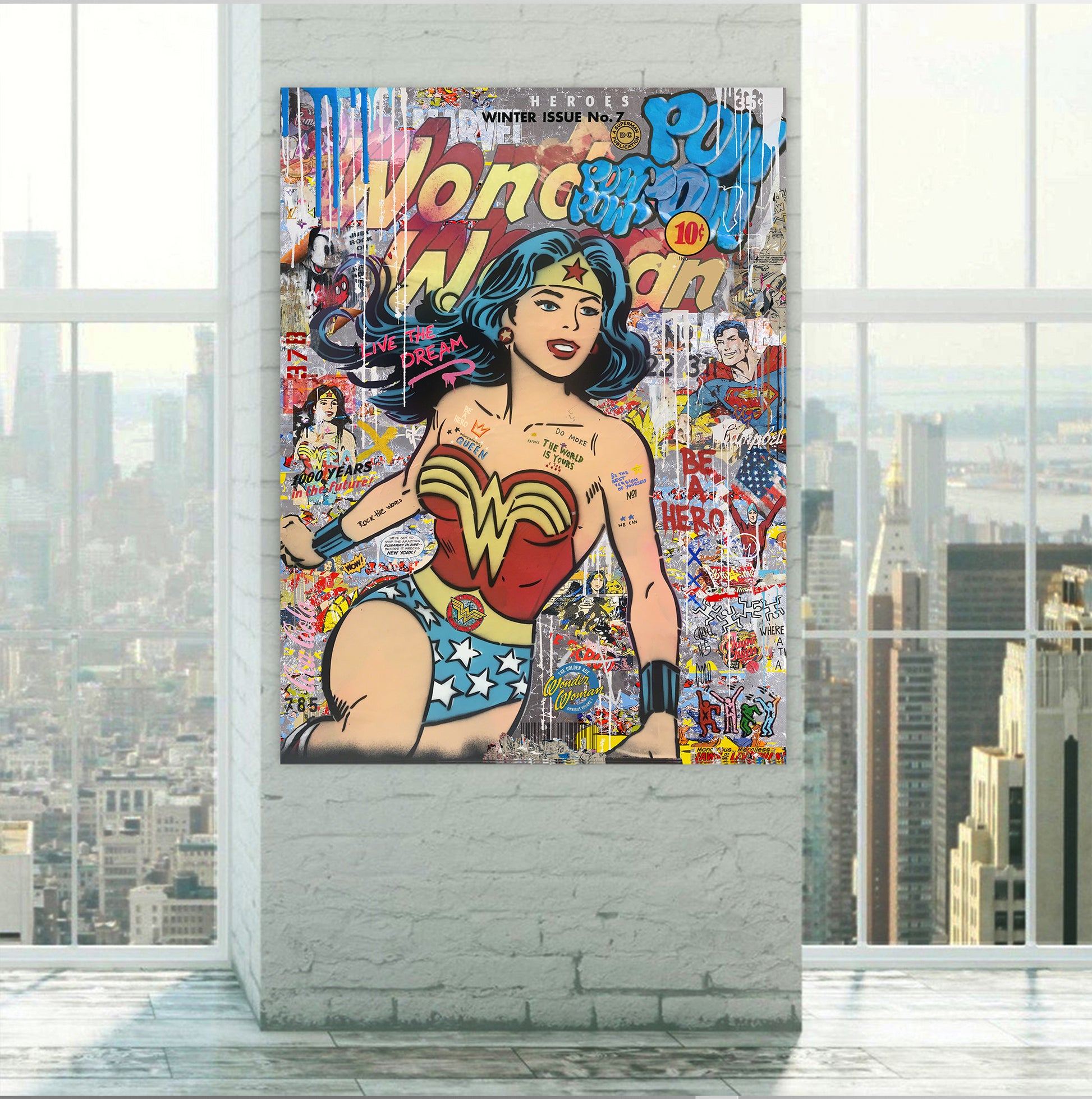 Womans Dream - 5  SUPER WOMAN BE A HERO MOCKUP 2