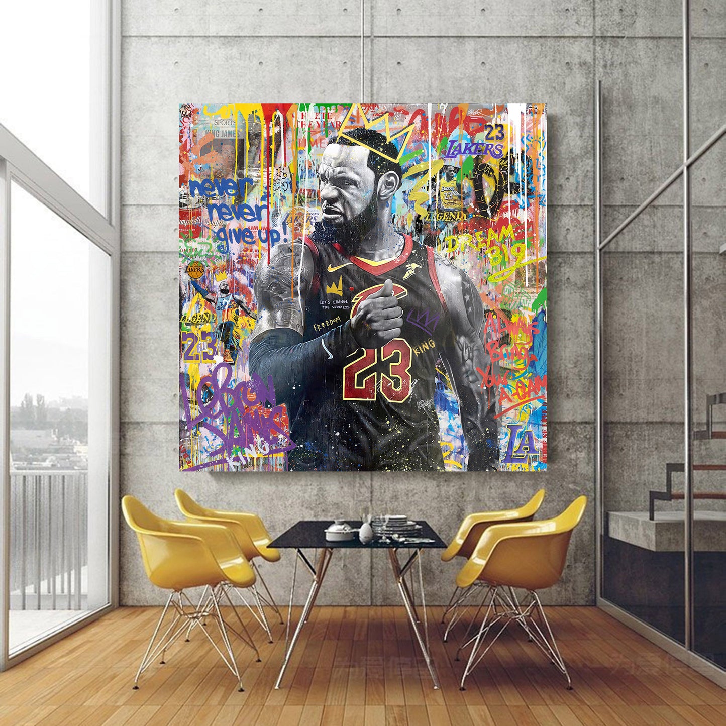 Always Bring Your A-Game - 6 LEBRON JAMES BASKET  mockup 2