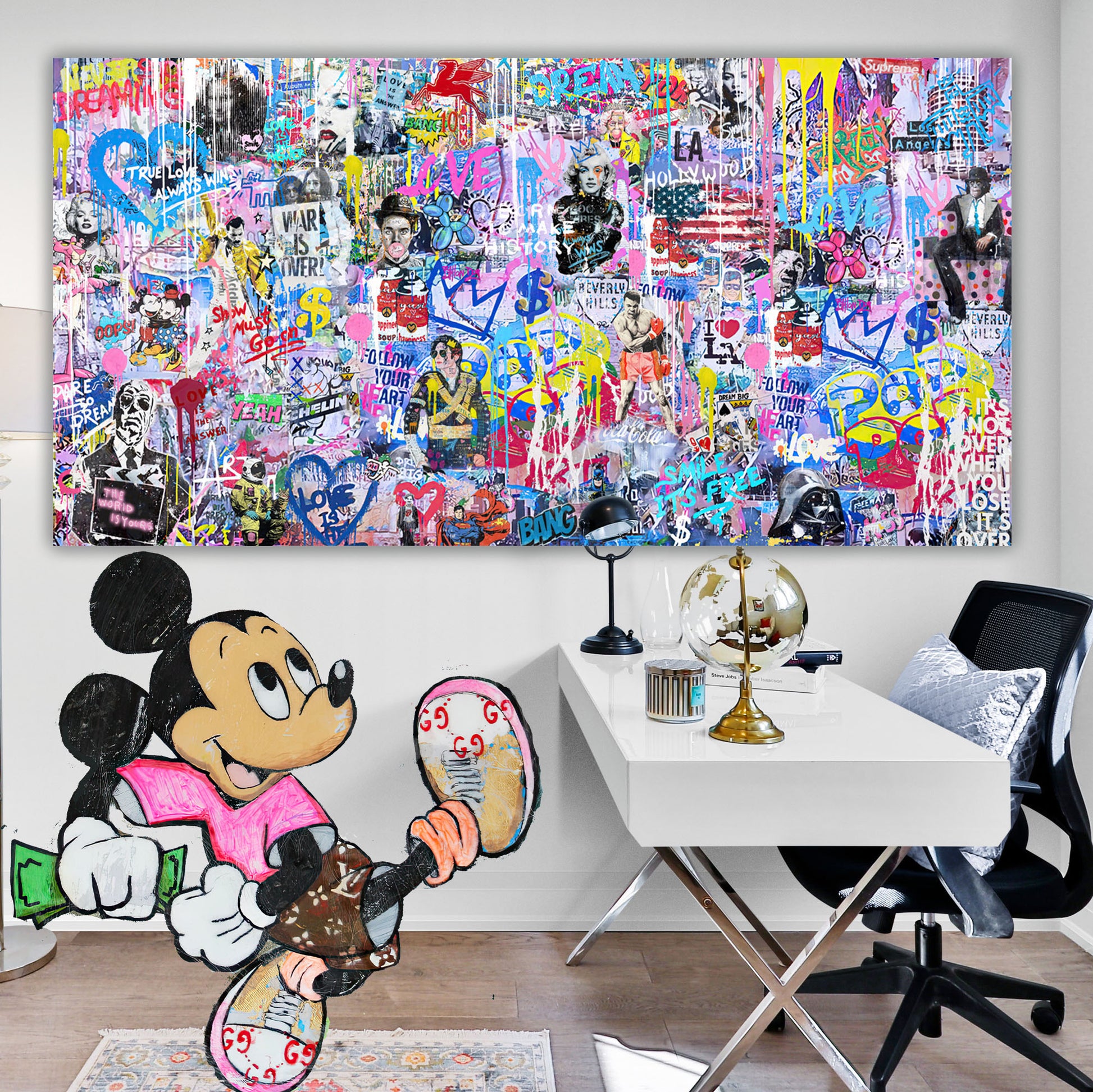Brain Washed - 6 MOSAIQUE VIDE LOVE POP ART