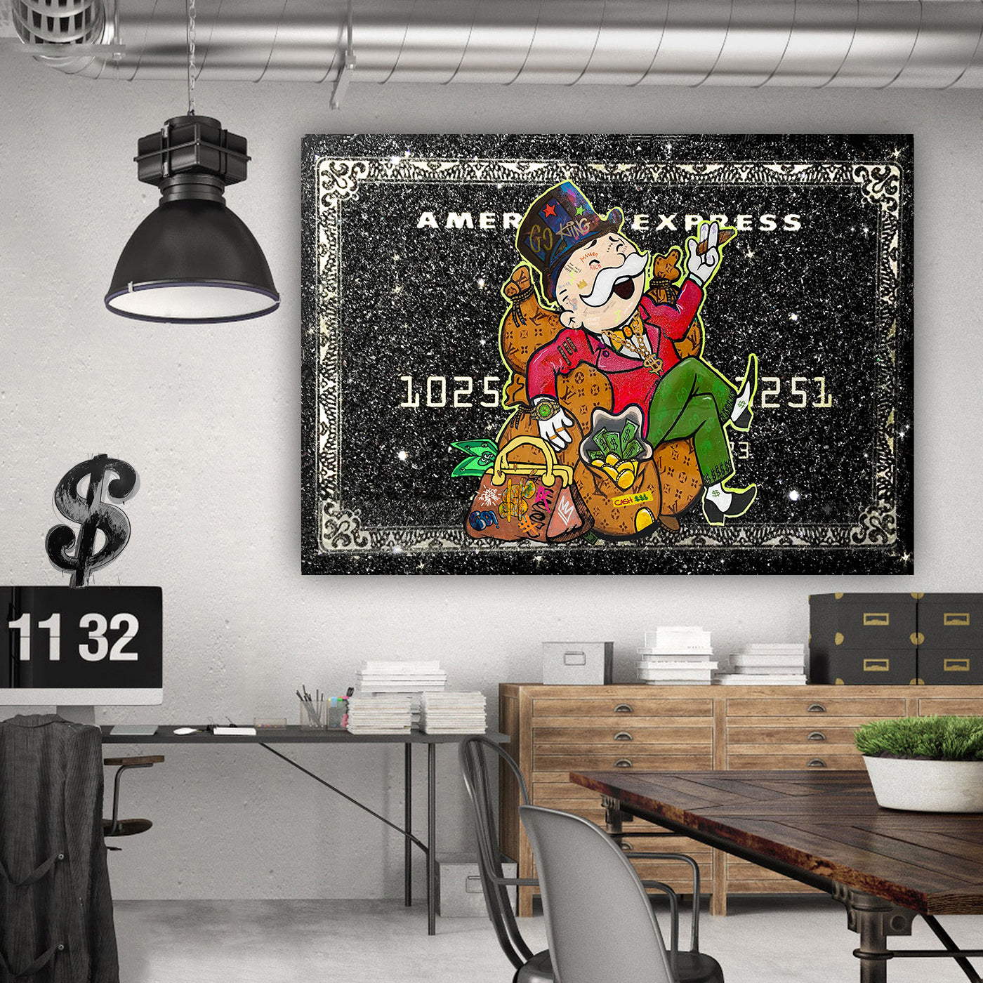 American Monopoly - Cartoon Canvas