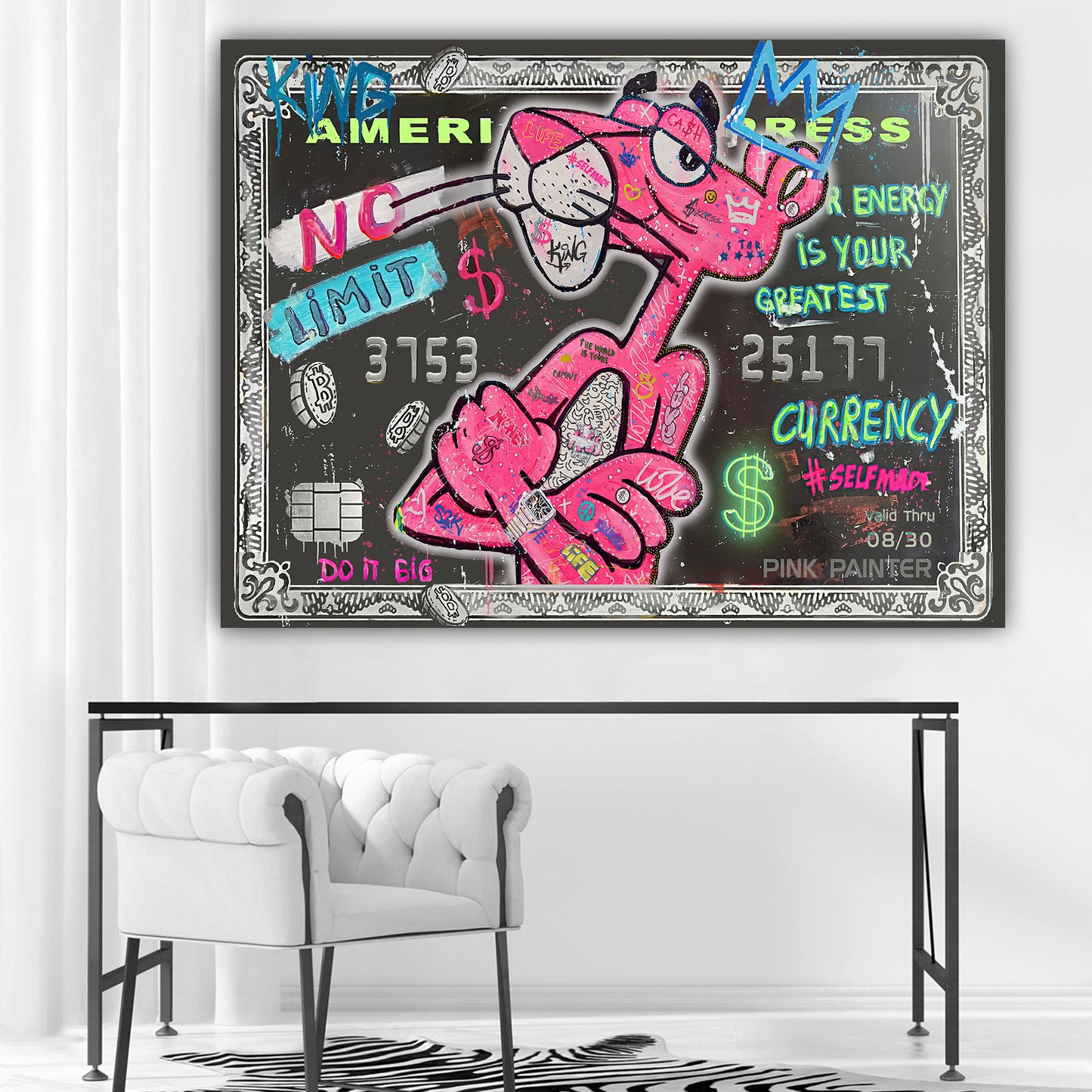 NO Limit Express - 7  PINK PAINTER AMERICAN EXPRESS MOCKUP 1