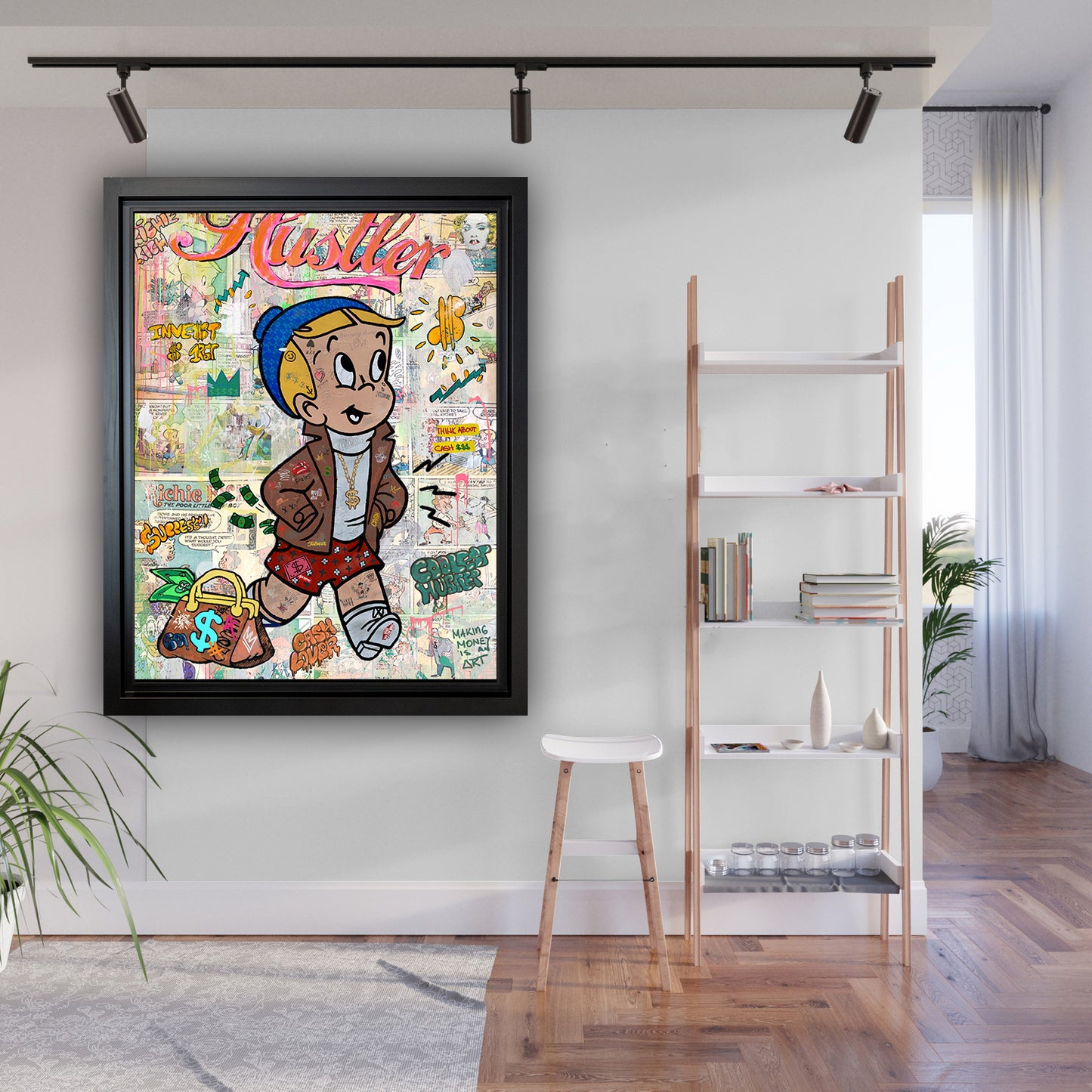 Invest First - Cartoon Canvas