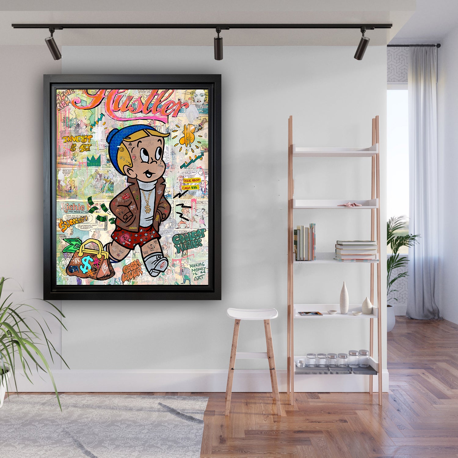 Invest First - Cartoon Canvas