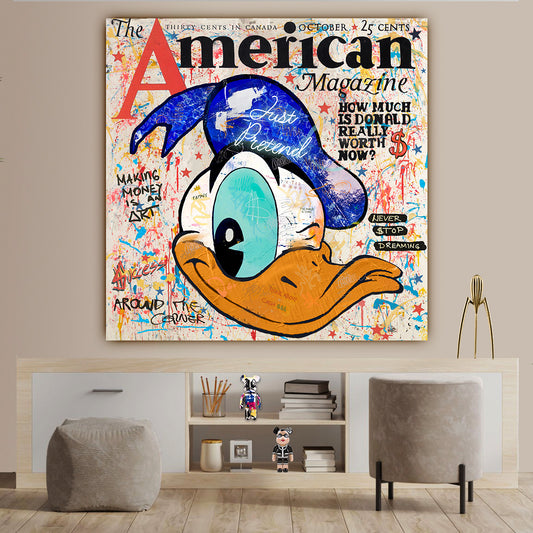 American Dream - Cartoon Canvas