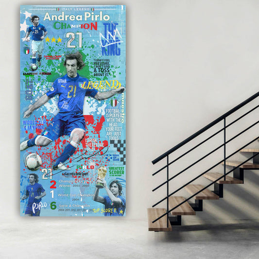 Italys Champion Version Verticale - Athletes Canvas (Panoramic)