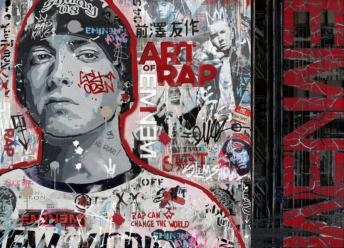 Art Raper ART OF RAP - Music Artists Canvas - Premium Canvas – printshopmtl