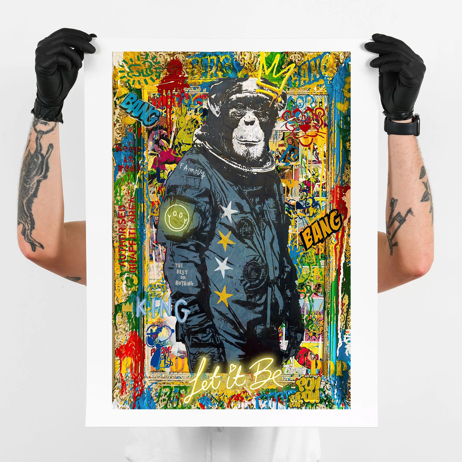 Astromonkey - Pop Art Canvas