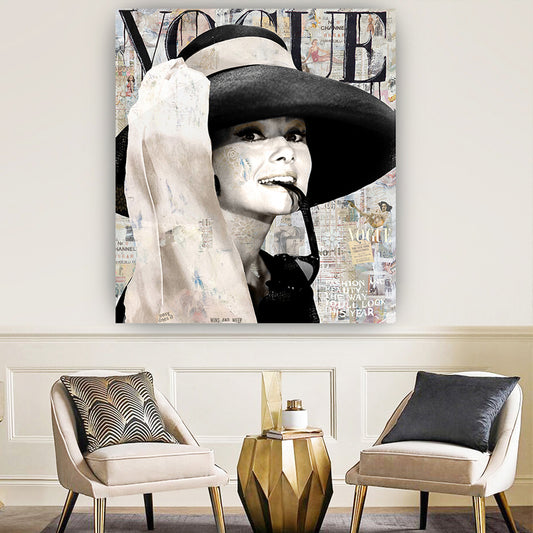 Weeps AND Wins - Movie Stars Canvas