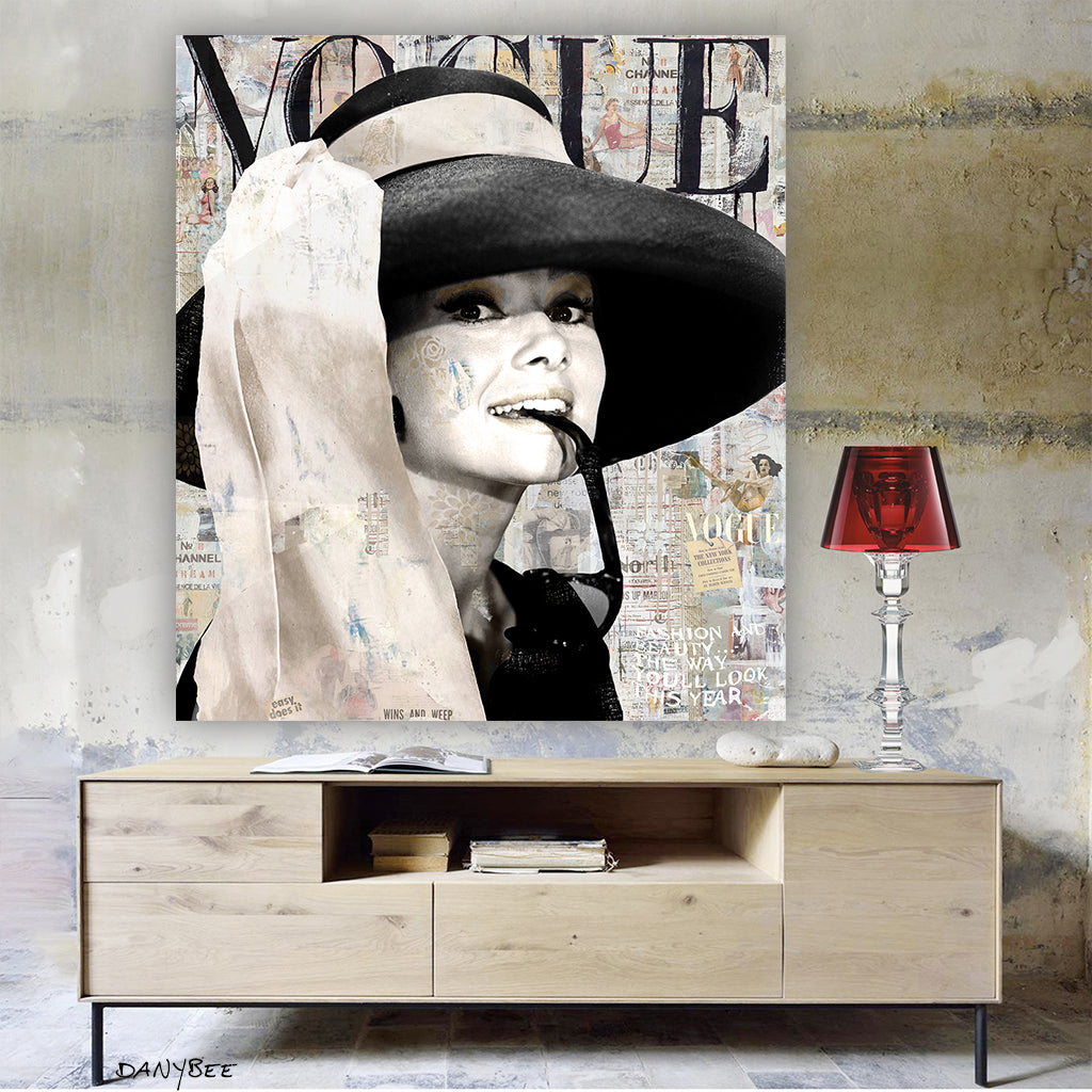 Weeps AND Wins - AUDREY HEPBURN VOGUE E MOCKUP 3