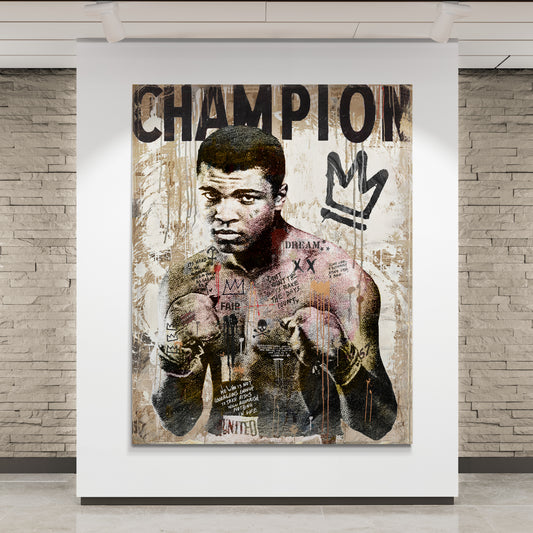 THE Champion - Athletes Canvas