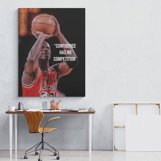 Mickael Jordan Confidence - Athletes Canvas
