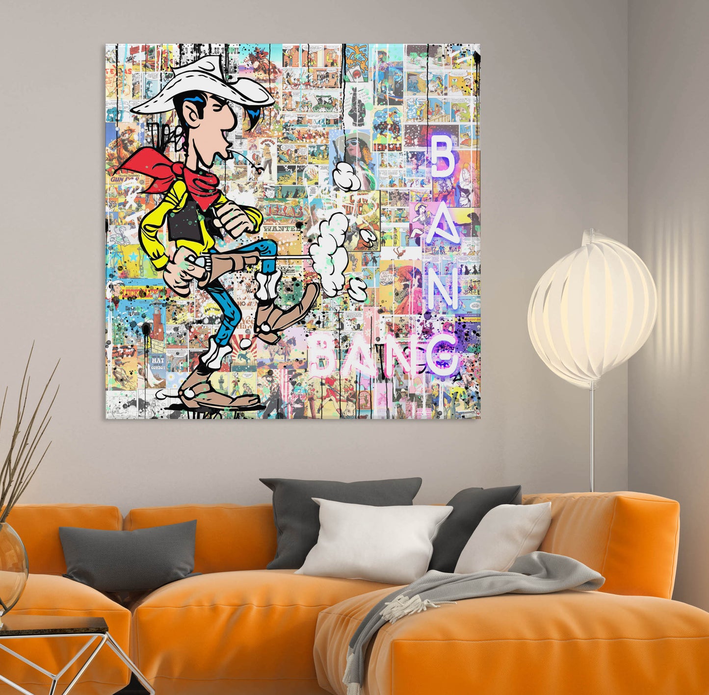 Bang Bang - Cartoon Canvas