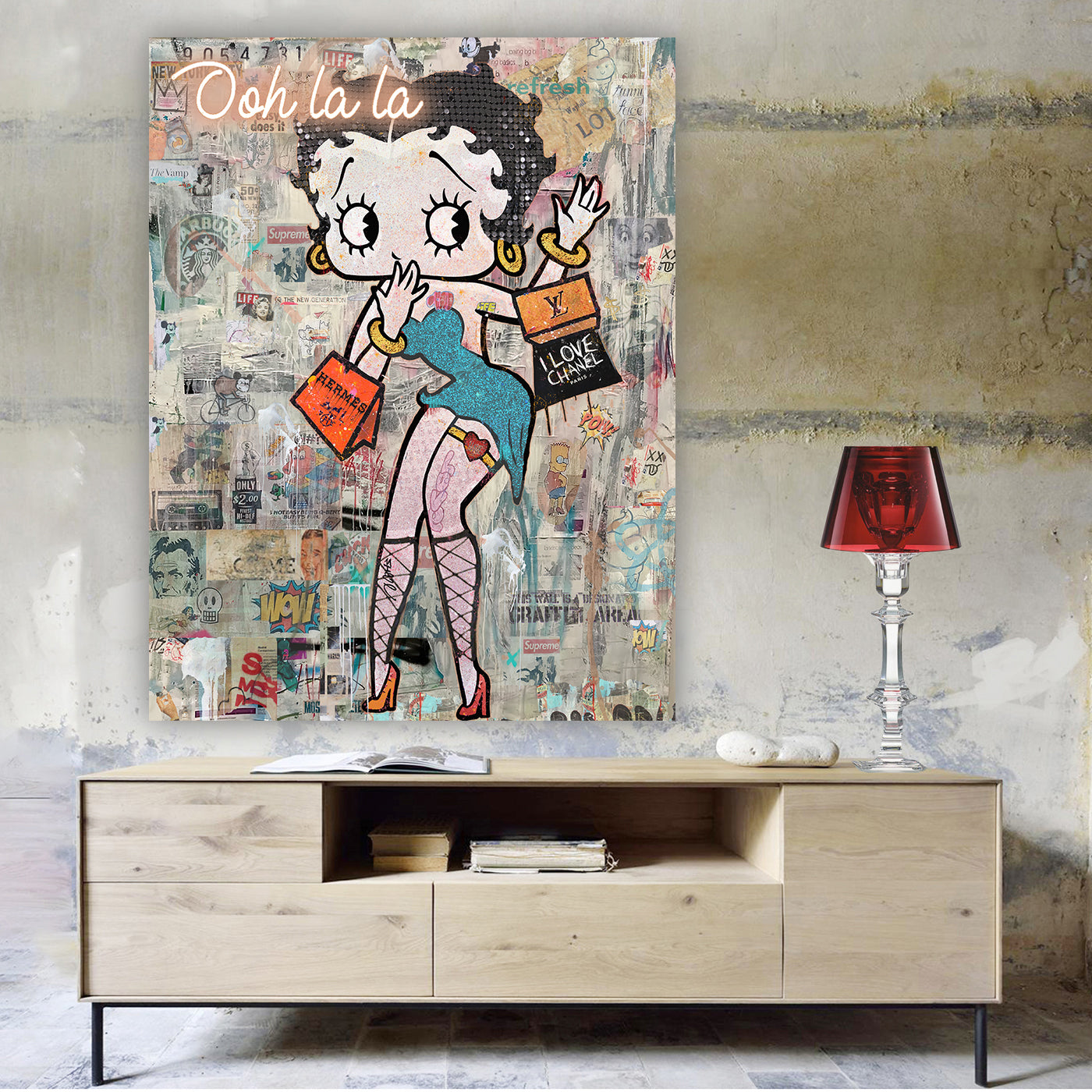 OHH LA LA - BETTY HOOP MOCKUP 2