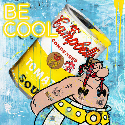 BE Cool - Cartoon Canvas