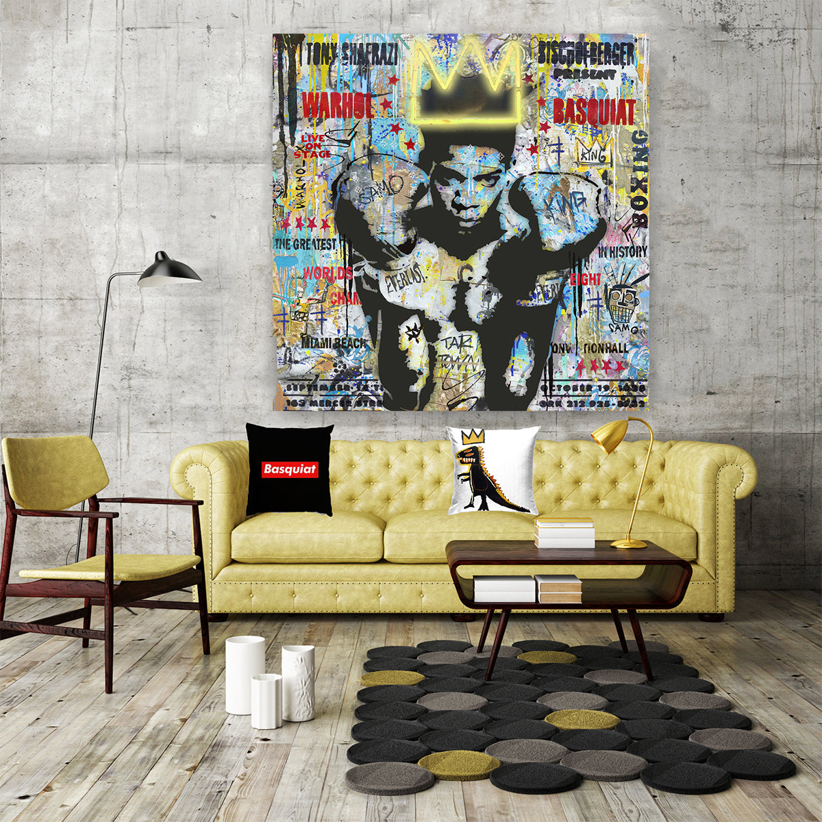 Boxing B - Pop Art Canvas