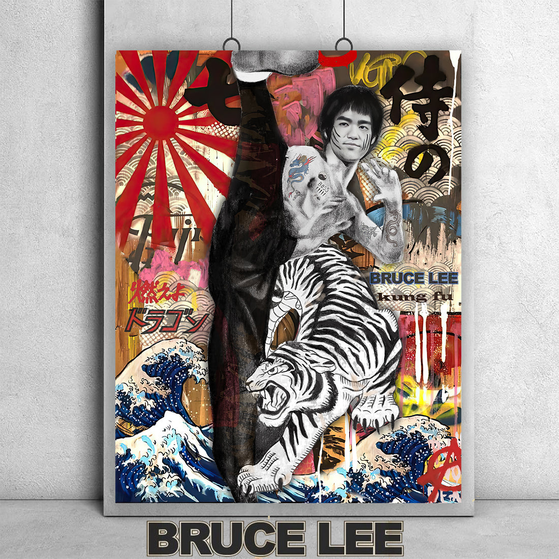 Kung FU King - Athletes Canvas