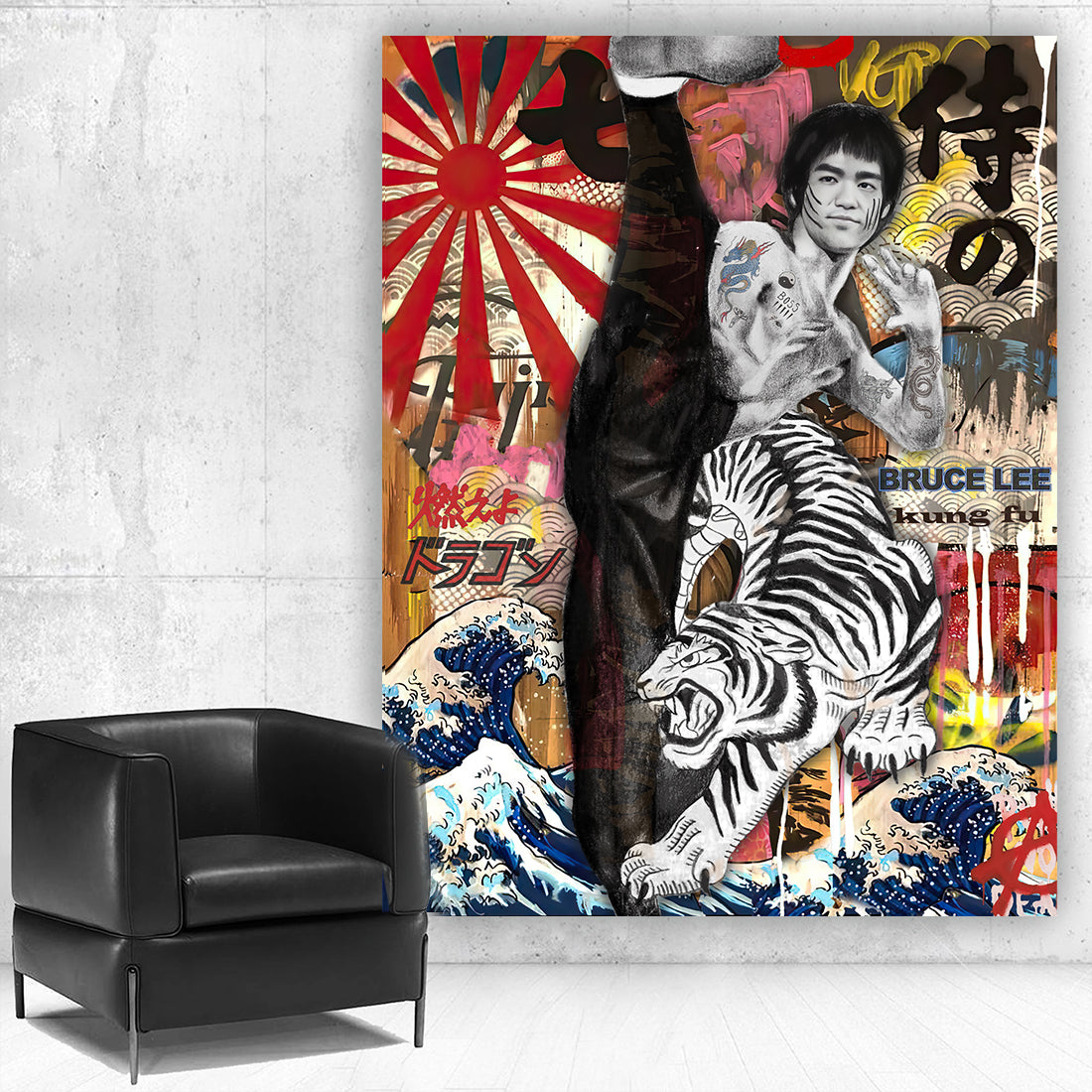 Kung FU King - BRUCE LEE E MOCKUP 2