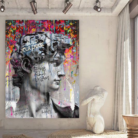 Build Your Empire - Pop Art Canvas