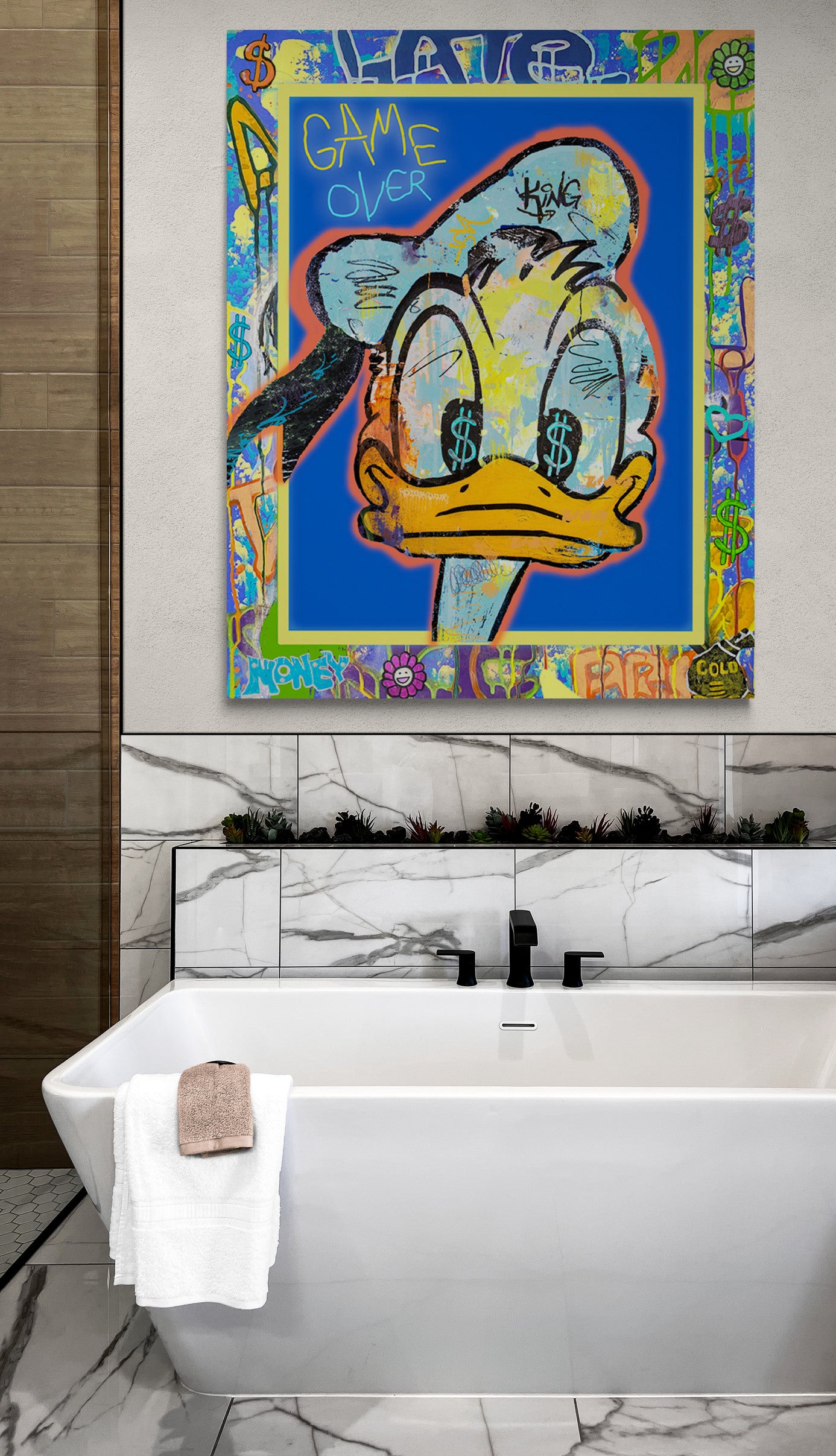Game Over - Bathroom_with_tub_and_plants
